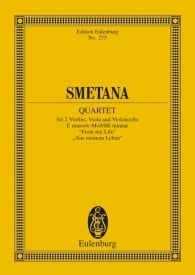 Smetana: String Quartet E minor (Study Score) published by Eulenburg